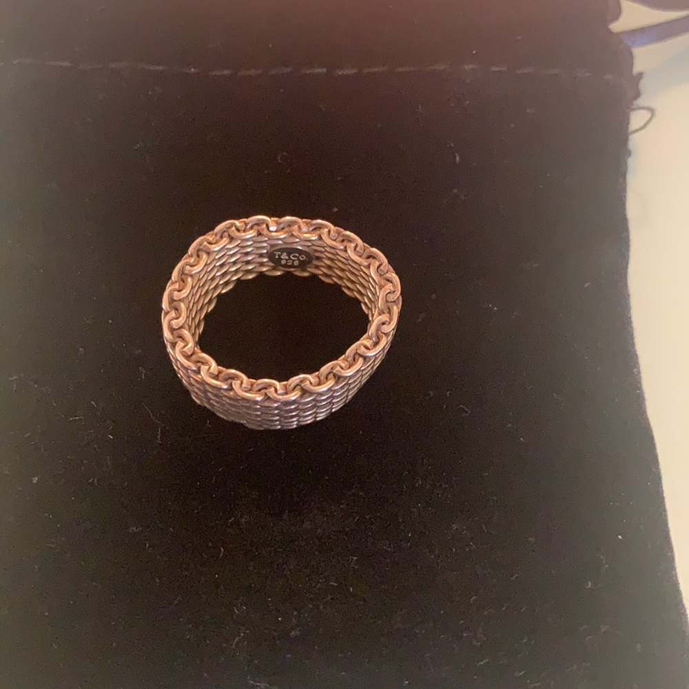 Tiffany & Co. Silver Mesh Ring